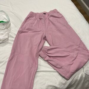 Brandy Melville Bubblegum Pink Sweatpants Joggers